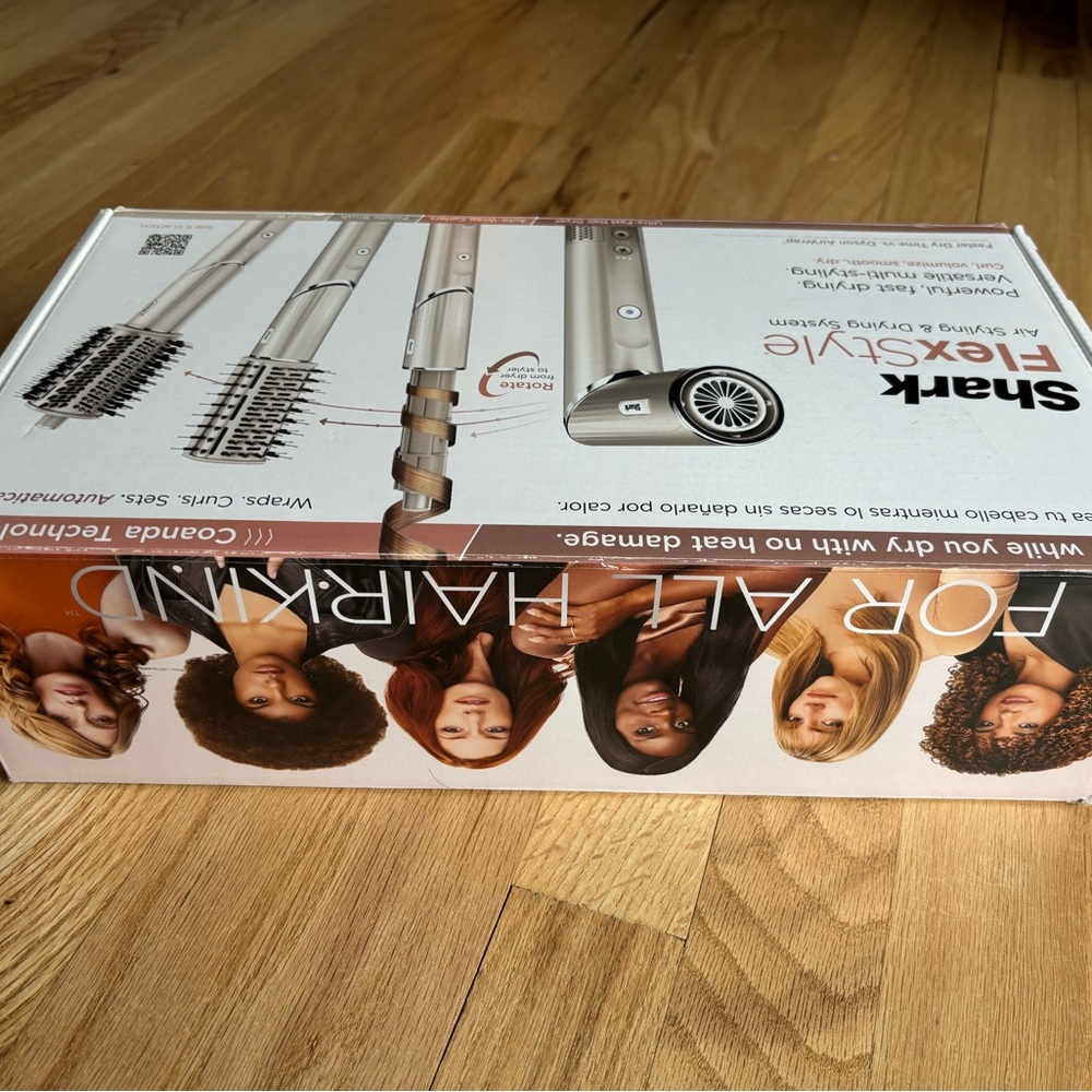 NEW Shark FlexStyle Hair Dryer & Styling System - Silver - Picture 14 of 16